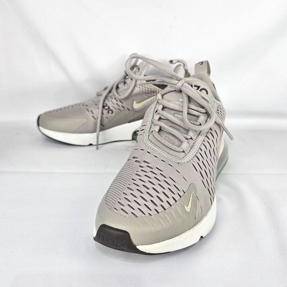 Nike Air Max 270 Women's 7.5 Gray Beige Cream Running Sneakers FB8485-001